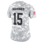 Patrick Mahomes Kansas City Chiefs Women's 2024 Salute to Service Limited Jersey - Arctic Camo