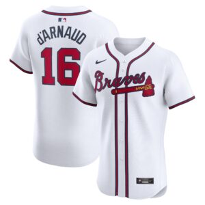 Travis d'Arnaud Atlanta Braves  Home Elite Player Jersey - White