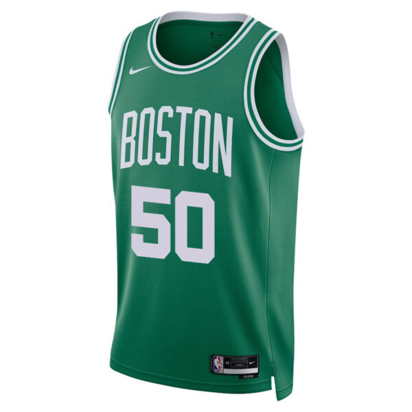 Svi Mykhailiuk 50 Boston Celtics 2024 FINALS PATCH Icon Edition Jersey - Kelly Green