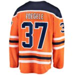 Warren Foegele Edmonton Oilers Fanatics Home Breakaway Player Jersey - Orange
