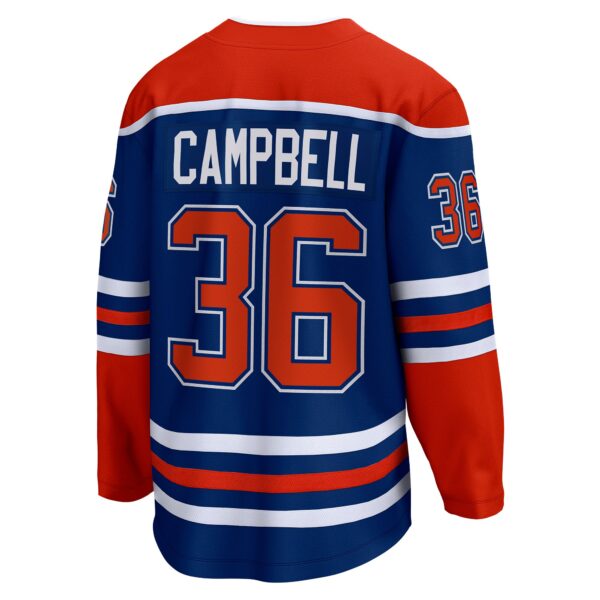 Jack Campbell Edmonton Oilers Fanatics Home Breakaway Player Jersey - Royal
