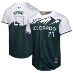 Kris Bryant Colorado Rockies Youth City Connect Limited Player Jersey - Green