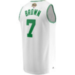 Jaylen Brown 7 Boston Celtics 2024 NBA Finals Fast Break Jersey - Association Edition - White