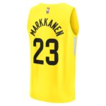 Lauri Markkanen Utah Jazz Fanatics Fast Break Replica Player Jersey - Icon Edition - Yellow