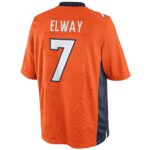 John Elway Denver Broncos  Retired Player Limited Jersey - Orange
