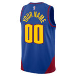 Denver Nuggets 2023/24 Statement Swingman Custom Men Jersey - Royal