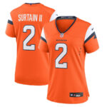 Patrick Surtain II 2 Denver Broncos Women Game Jersey - Orange