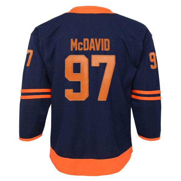 Connor McDavid Edmonton Oilers Youth Alternate Premier Player Jersey - Navy