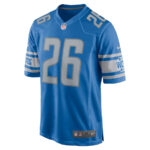 Jahmyr Gibbs 26 Detroit Lions Men Game Jersey - Blue