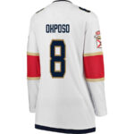 Kyle Okposo 8 Florida Panthers 2024 STANLEY CUP Final Women's Away Breakaway Jersey - White