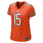 Rome Odunze 15 Chicago Bears Women's Alternate Game Jersey - Orange