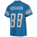 T.J. Hockenson 88 Detroit Lions YOUTH Game Jersey - Blue