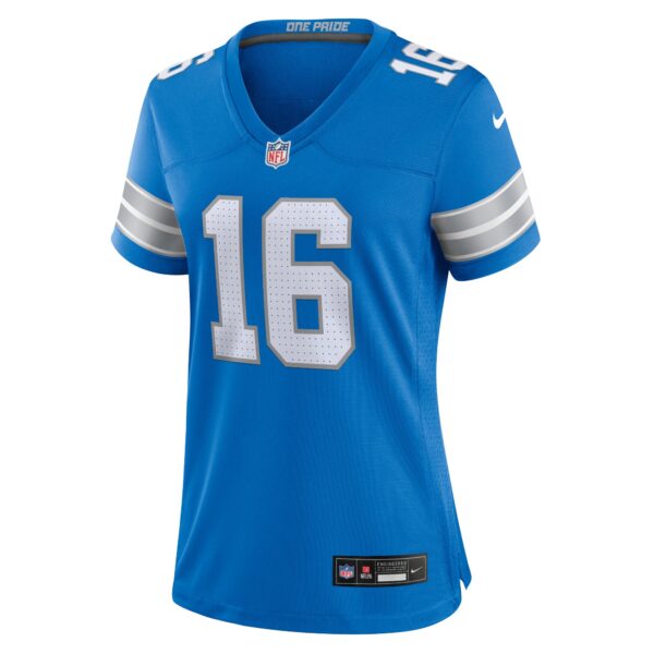 Jared Goff Detroit Lions  Women's Game Jersey - Blue
