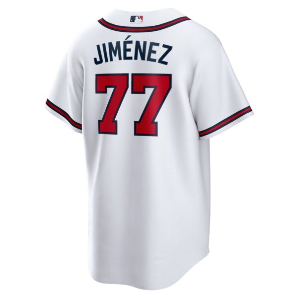 Joe Jimu00c3u00a9nez Atlanta Braves  Home  Replica Player Jersey - White