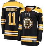Trent Frederic Boston Bruins Fanatics Women's Home Breakaway Player Jersey - Black
