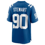 Grover Stewart 90 Indianapolis Colts Men Game Jersey - Royal