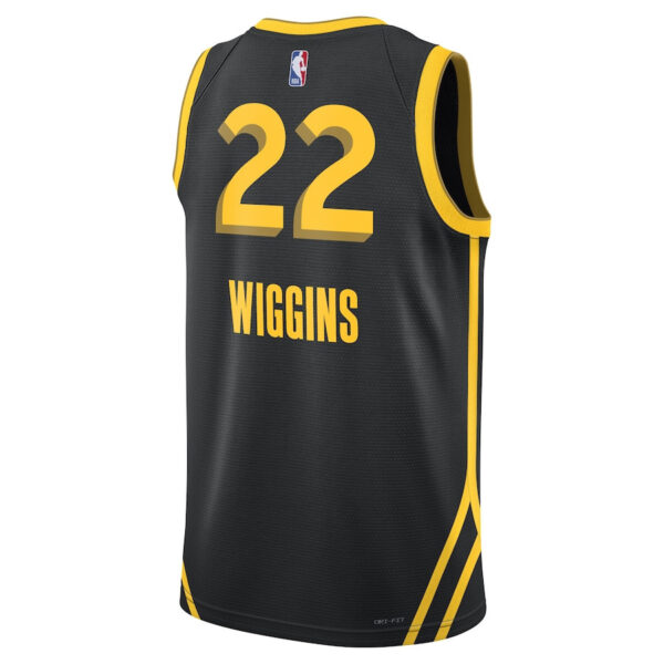 Andrew Wiggins 22 Golden State Warriors 2023/24 Swingman Jersey - City Edition - Unisex Black
