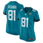 Josiah Deguara Jacksonville Jaguars  Women's Team Game Jersey -  Teal