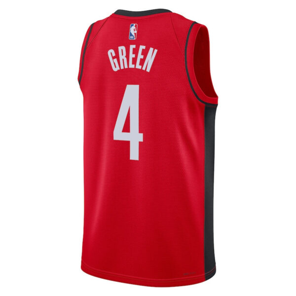 Jalen Green 4 Houston Rockets 2023/24 Icon Edition Swingman Jersey - Red