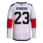 Carter Verhaeghe 23 Florida Panthers 2024 STANLEY CUP Final Away Breakaway Jersey - Men, White