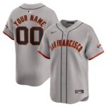 San Francisco Giants  Away Limited Custom Jersey - Gray