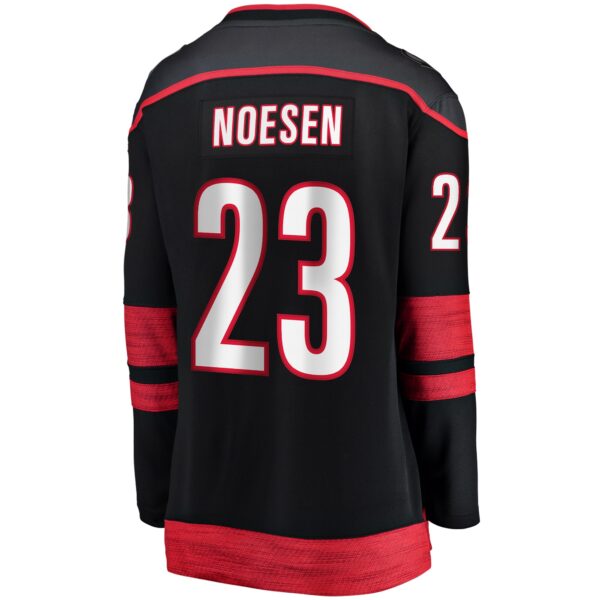 Stefan Noesen Carolina Hurricanes Fanatics Women's Home Breakaway Player Jersey - Black