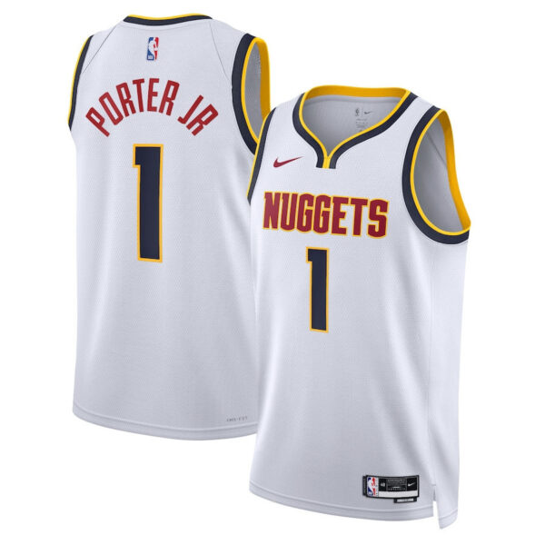 Michael Porter Jr. 1 Denver Nuggets Unisex Swingman Jersey - Association Edition - White