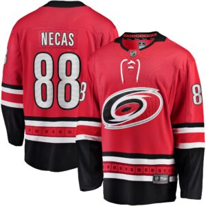 Martin Necas Carolina Hurricanes Fanatics Alternate Breakaway Player Jersey - Red