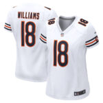 Caleb Williams 18 Chicago Bears 2024 NFL Draft Game Player Jersey - White