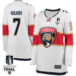 Dmitry Kulikov 7 Florida Panthers 2024 STANLEY CUP Final Women's Away Breakaway Jersey - White