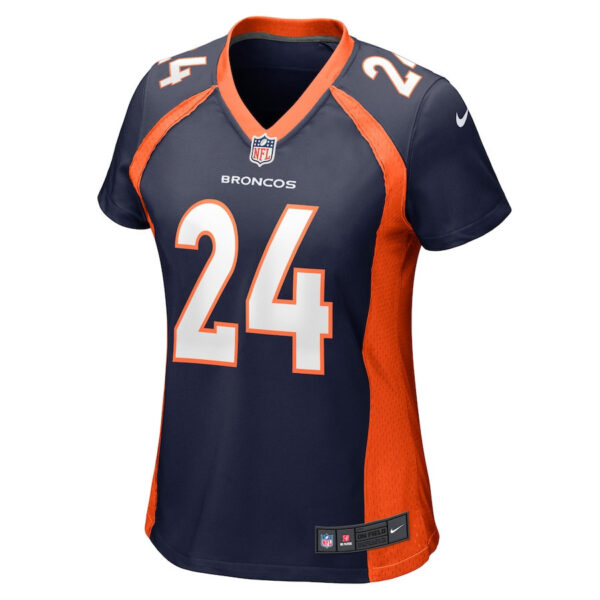Champ Bailey 24 Denver Broncos Women Retired Jersey - Navy