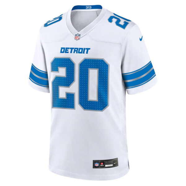 Barry Sanders 20 Detroit Lions Retired Player Game Men Jersey - White