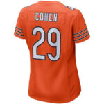 Tarik Cohen 29 Chicago Bears Women Game Jersey - Orange