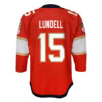 Anton Lundell 15 Florida Panthers 2024 STANLEY CUP Final Youth Home Breakaway Jersey - Red