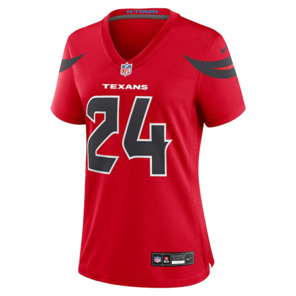 Derek Stingley Jr. 24 Houston Texans Women Alternate Game Jersey - Red