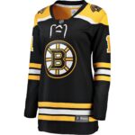 Jeremy Swayman Boston Bruins Fanatics Women's Home Breakaway Jersey - Black