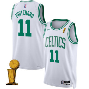 Payton Pritchard 11 Boston Celtics 2024 FINALS CHAMPIONS Swingman Jersey - Association Edition - White