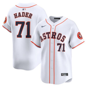 Josh Hader 71 Houston Astros Home Limited Player Men Jersey - White