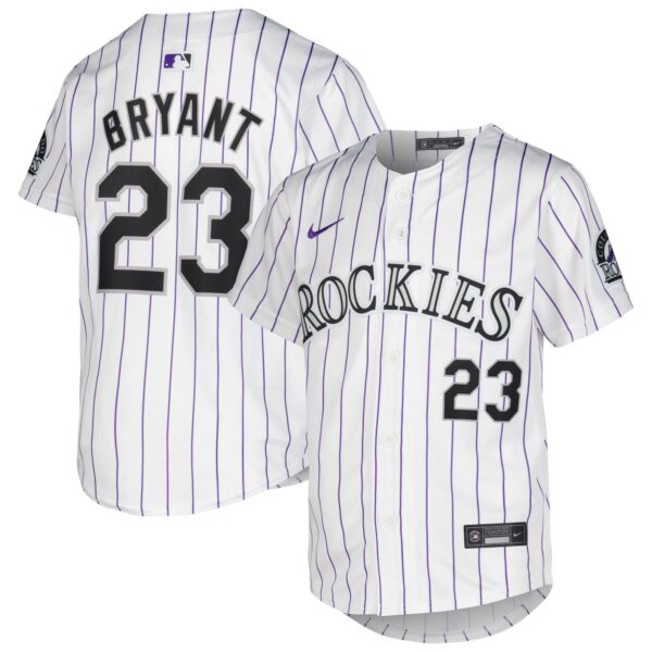 Kris Bryant Colorado Rockies  Youth Home Limited Player Jersey - White