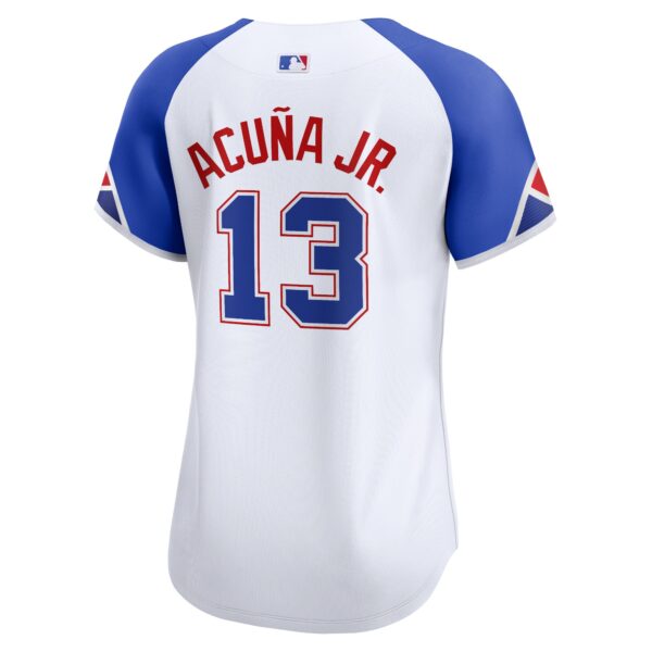 Ronald Acuu00c3u00b1a Jr. Atlanta Braves  Women's City Connect Limited Player Jersey - White