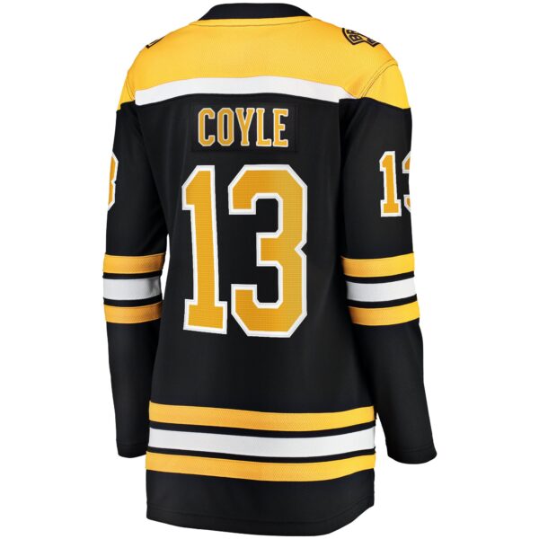 Charlie Coyle Boston Bruins Fanatics Women's Home Breakaway Jersey - Black