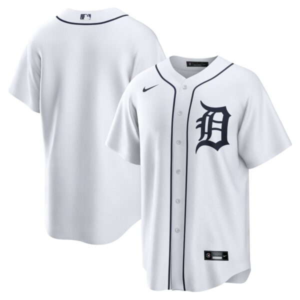 Detroit Tigers  Home Replica Team Jersey - White