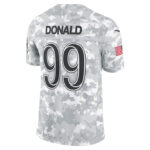 Aaron Donald Los Angeles Rams 2024 Salute to Service Retired Player Limited Jersey - Arctic Camo