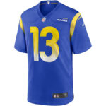 Kurt Warner 13 Los Angeles Rams Men Game Retired Jersey - Royal
