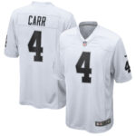 Derek Carr 4 Las Vegas Raiders YOUTH Game Jersey - White