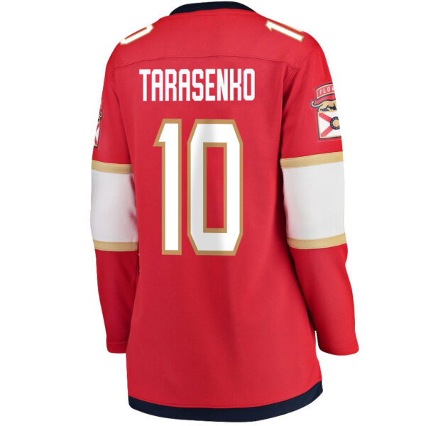 Vladimir Tarasenko 10 Florida Panthers 2024 STANLEY CUP Final Women's Home Breakaway Jersey - Red