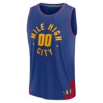 Denver Nuggets Fanatics 2022/23 Fast Break Custom Replica Jersey - Blue - Statement Edition