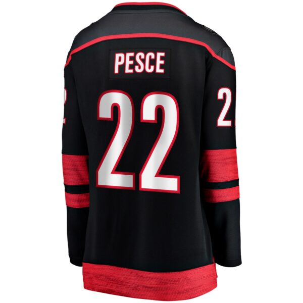 Brett Pesce Carolina Hurricanes Fanatics Women's Home Breakaway Player Jersey - Black