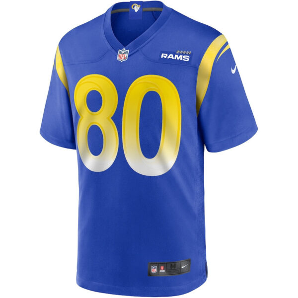 Isaac Bruce 80 Los Angeles Rams Men Game Retired Jersey - Royal