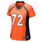 Garett Bolles 72 Denver Broncos Women Game Jersey - Orange